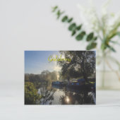 The River Wey Godalming - Beautiful! Postkarte (Stehend Vorderseite)