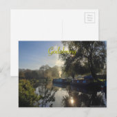 The River Wey Godalming - Beautiful! Postkarte (Vorne/Hinten)