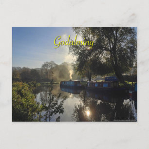 The River Wey Godalming - Beautiful! Postkarte