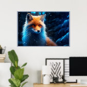 The Roaming Fox of the Forest Poster (Heimbüro)
