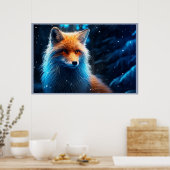 The Roaming Fox of the Forest Poster (Küche)