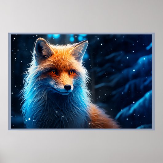 The Roaming Fox of the Forest Poster (Vorne)