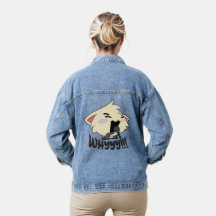 The Rock Star Cat - Whyyyyy Denim Jacket