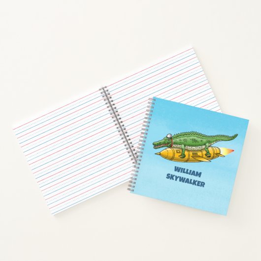 The Rocket Crocodile's Notizblock (Innenseite)