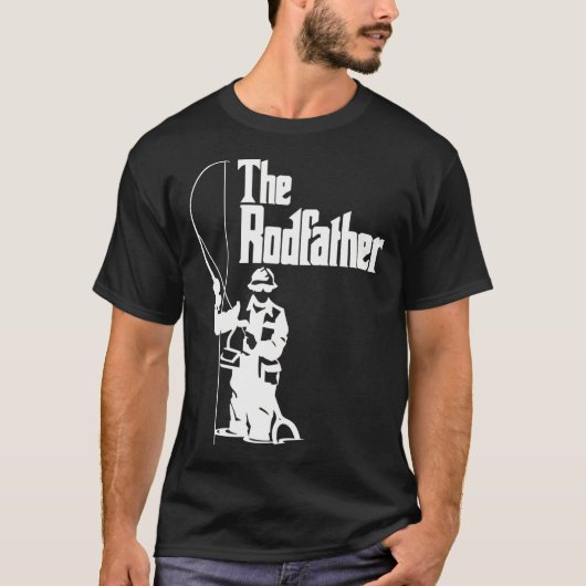 The Rodfather Angeln T-Shirt (Vorderseite)