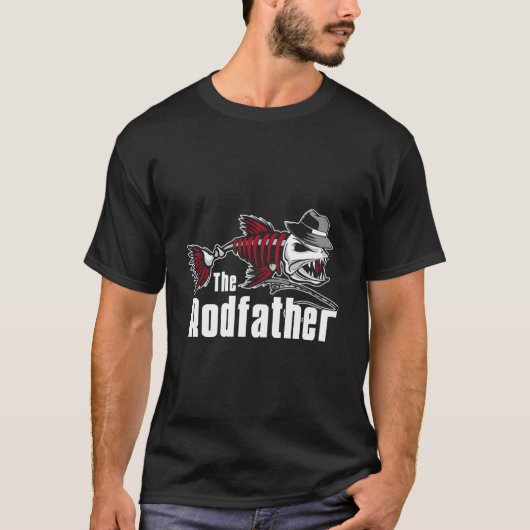 The Rodfather Angeln T-Shirt (Vorderseite)