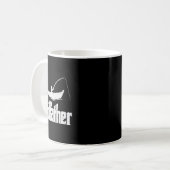The Rodfather Fun Fishing Fathers Day Movie Pun Da Kaffeetasse (Vorderseite Links)
