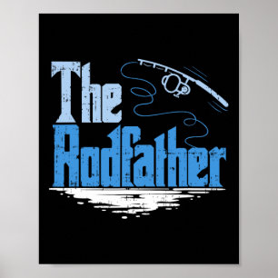 The Rodfather Lustige Angeln Parodie  Poster
