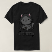 The Rogue DnD Cat T-Shirt (Design vorne)