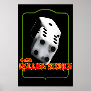The Rolling Stones 1972 Tumbling Dice Werbeplakat Poster
