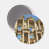 The Roman Celsus Library, Ephesus, Türkei Magnet (Vorderseite/Rückseite)