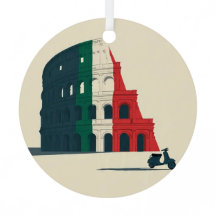 The "Roman Christmas" Collector’s Metal Ornament