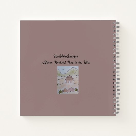 The Rondavel Journal Notizblock (Rückseite)