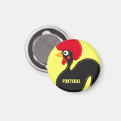 The Rooster of Portugal Magnet (Vorderseite/Rückseite)