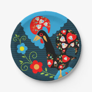 The Rooster of Portugal Pappteller