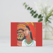 The Root Chakra (Lam) Postcard Postkarte (Stehend Vorderseite)