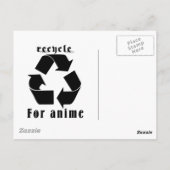 The roots of Anime Postkarte (Rückseite)