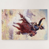The Roping Range Cowboy William Robinson Leigh Puzzle (Horizontal)