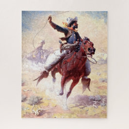 The Roping Range Cowboy William Robinson Leigh Puzzle