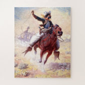 The Roping Range Cowboy William Robinson Leigh Puzzle (Vertikal)