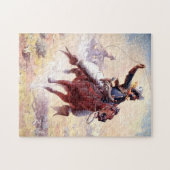 The Roping Range Cowboy William Robinson Leigh Puzzle (Horizontal)
