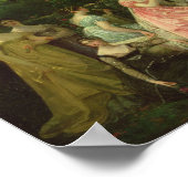 The Rose of Malmaison, c.1867 Poster (Ecke)