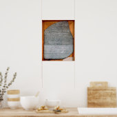 The Rosetta Stone, from Fort St. Julien, Poster (Küche)