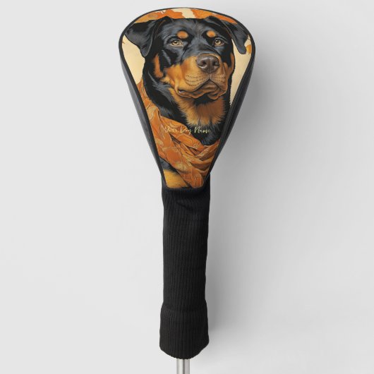 The Rottweiler Dog 001 - Odessa Leyendecker Golf Headcover (Vorderseite)