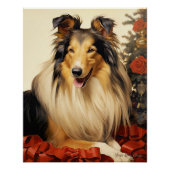 The Rough Collie Dog 003 - Odessa Leyendecker Poster (Vorderseite)