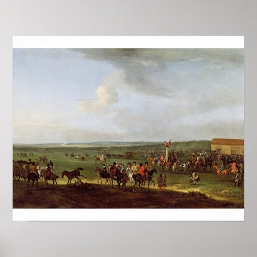 The Round Course at Newmarket, Preparing for the K Poster (Vorne)