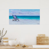 The Royal Blue Chair Poster - von Just Dahl (Küche)