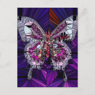 The Royal Butterfly Effect - Sapphire & Amethyst Postkarte