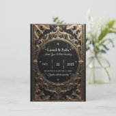 The Royal Choice: "Royal Baroque Wedding Invitatio Einladung (Stehend Vorderseite)