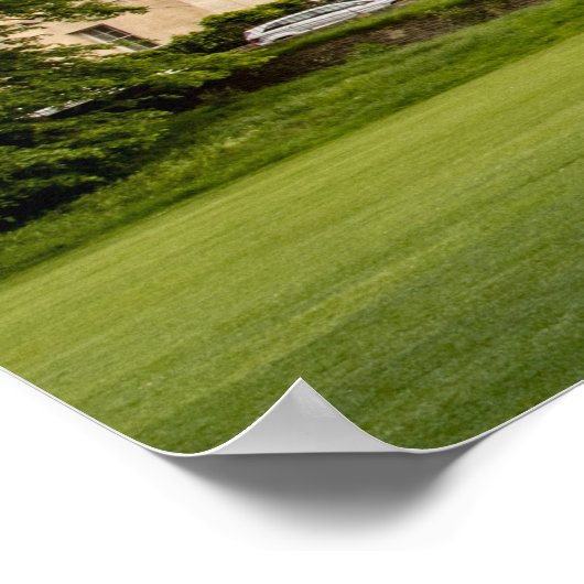 The Royal Crescent, Bath, UK Poster (Ecke)