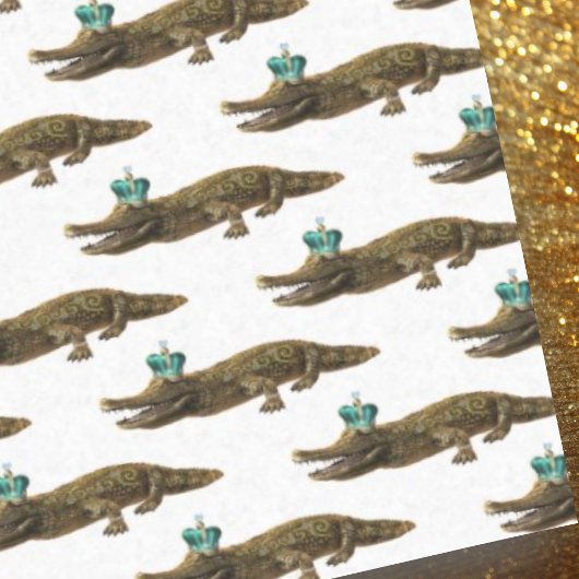 The Royal Croc - Jewel Alligator Seidenpapier