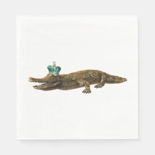The Royal Croc - Jewel Alligator Serviette