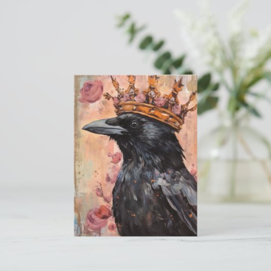 The Royal Crow Postkarte (Stehend Vorderseite)