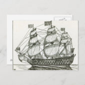 The Royal George Postkarte (Vorne/Hinten)