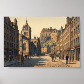The Royal Mile at Edinburgh  Poster (Vorne)