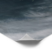 The rugged, snow-capped Andes Poster (Ecke)