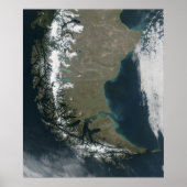 The rugged, snow-capped Andes Poster (Vorne)