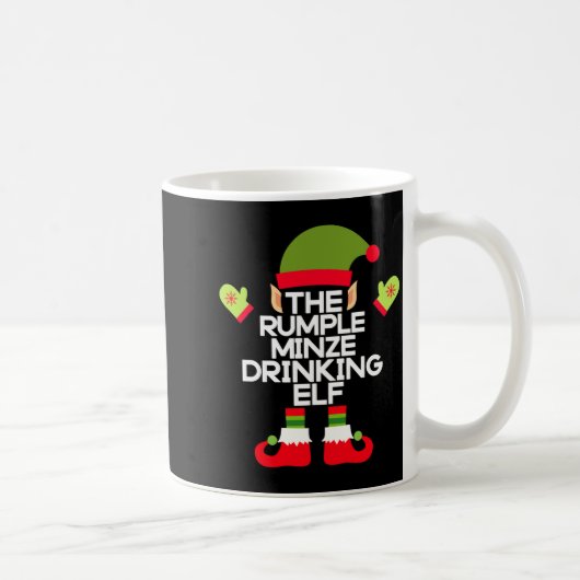 The Rumple Minze Drinking Elf Funny Whiskey Kaffeetasse (Rechts)