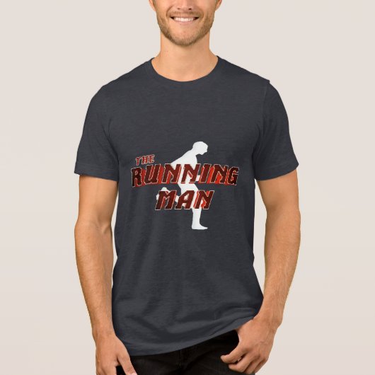 The Running Man Tri-Blend Shirt (Vorderseite)