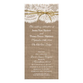 The Rustic Twine Bow Wedding Collection - Programm (Vorne)
