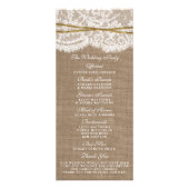 The Rustic Twine Bow Wedding Collection - Programm (Hinten)