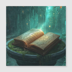 The Sacred Book of Moss and Magic Magnetkarte