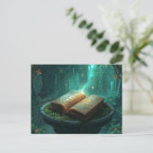 The Sacred Book of Moss and Magic Postkarte (Stehend Vorderseite)