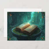 The Sacred Book of Moss and Magic Postkarte (Vorne/Hinten)