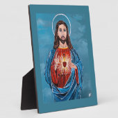 The Sacred Heart Painting by Alfred Fox Fotoplatte (Seite)