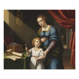 The Sacred Key's Secret: Renaissance Madonna & Ch Fotodruck